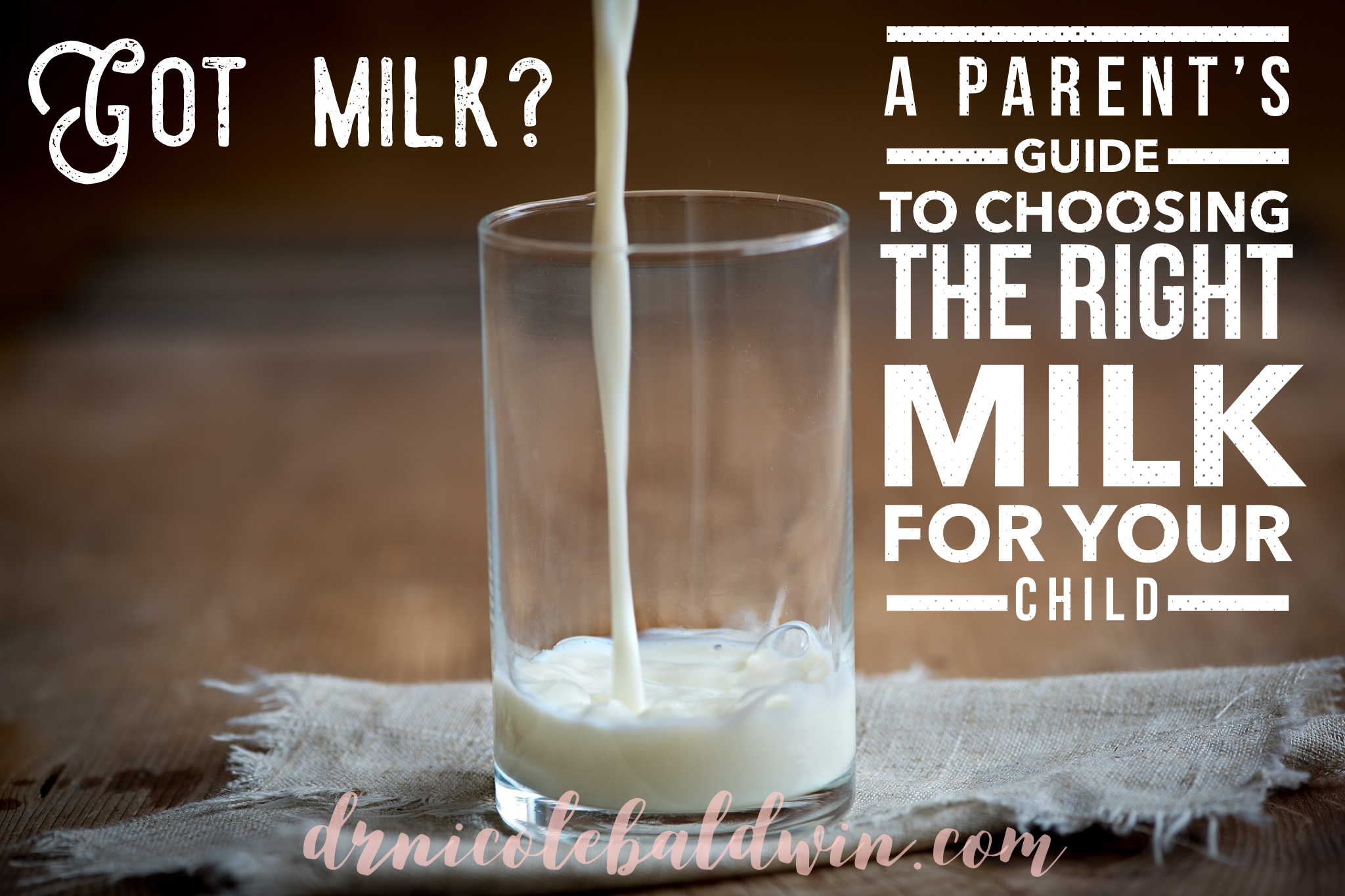 Milk for kids: what parents need to know